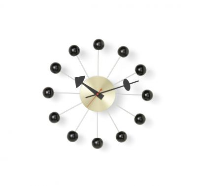 Ball Clock  Wallclock - black